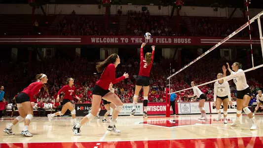 The Badgers play in the UW Field House against PUrdue.