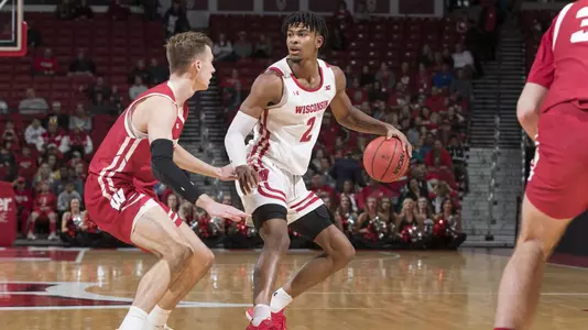 Aleem Ford men's basketball Red/White Scrimmage at Kohl Center 2019