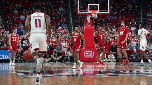 Badgers during a road game at NC State