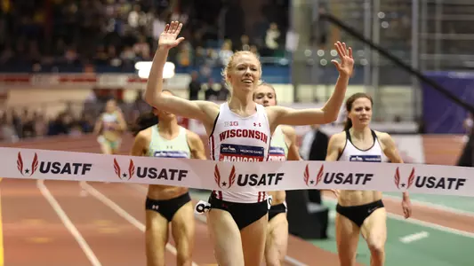 Alicia Monson at the Millrose Games