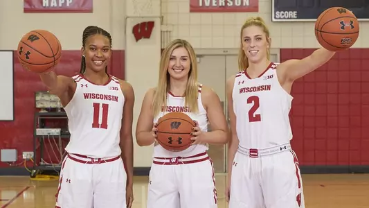 The 2018-19 senior class of Marsha Howard, Lexy Richardson and Kelly Karlis.