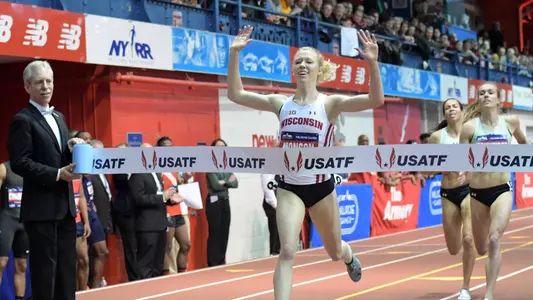 Alicia Monson at the Millrose Games