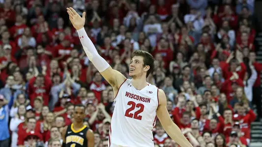 Ethan Happ on Senior Day