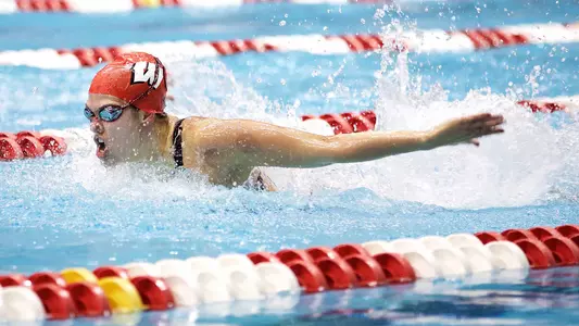 Beata Nelson swimming 2019 Big Ten Championships