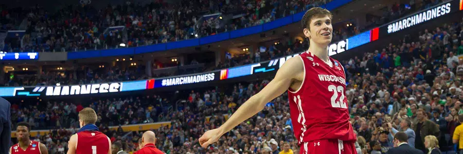 Ethan Happ men's basketball vs. Villanova NCAA Tournament March 18, 2017