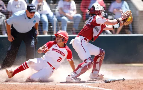 Taylor Johnson slides in to tie the game against Oklahoma