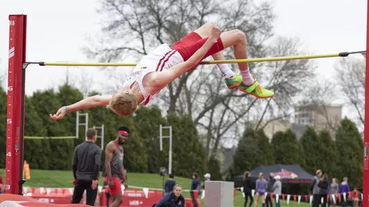 Zach Dybul at The Wisconsin Alumni Classic at the McClimon Track Complex Friday, May 3, 2019, in Madison, Wis. (Photo by David Stluka)