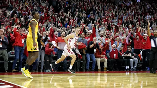 Brad Davison men's basketball vs Maryland Jan. 14, 2020 at Kohl Center