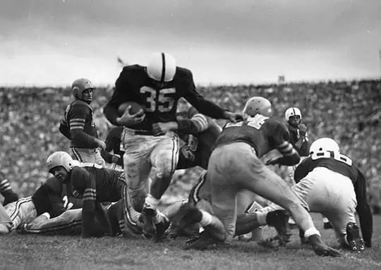 1953 All-American Feature Photo of Alan Ameche
