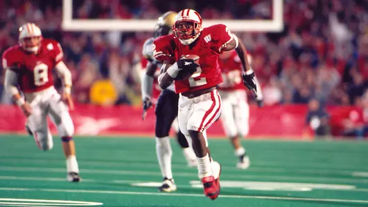 Jamar Fletcher returns an interception for a touchdown