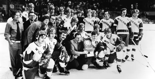 1973 Men's Hockey Championship Photo Banner