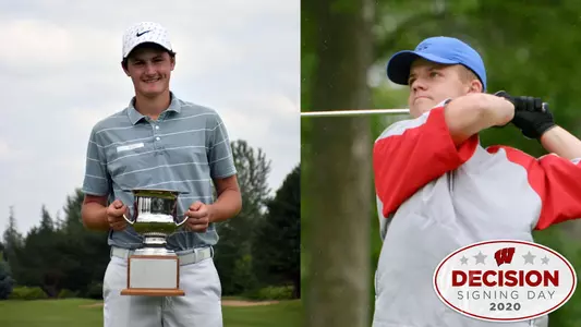 Men's golf signees 2021 Jacob Beckman and Graham Moody