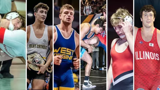 2021 Wisconsin wrestling national signing day class - Cole Carroll, Dean Hamiti, Braxton Amos, Joseph Zargo, Graham Calhoun, Hayden Copass