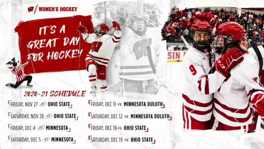 Women's Hockey Schedule Graphic