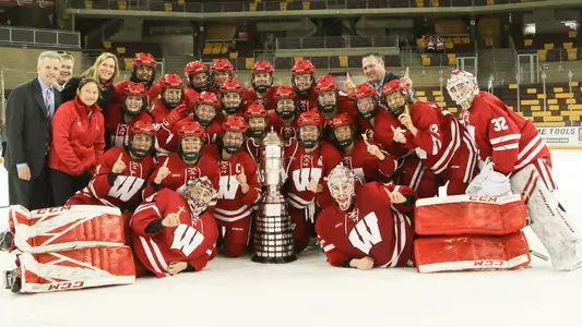 2019-20 Wisconsin Women's Hockey WCHA Champions