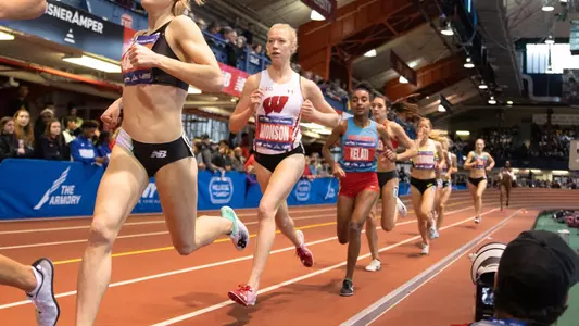 Alicia Monson competes in the 2020 Millrose Games