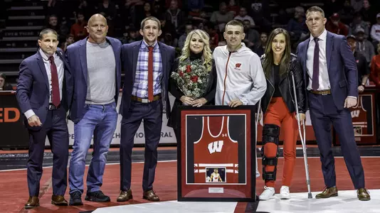 Tristan Moran senior night