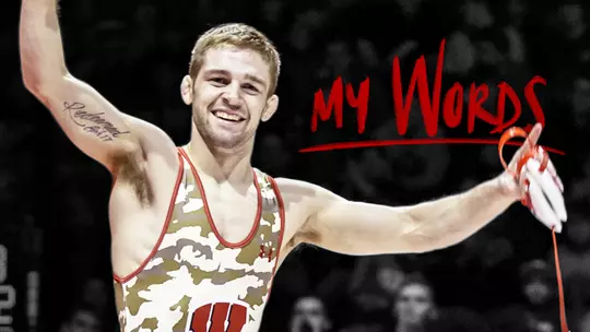 Seth Gross MyWords wrestling headline graphic