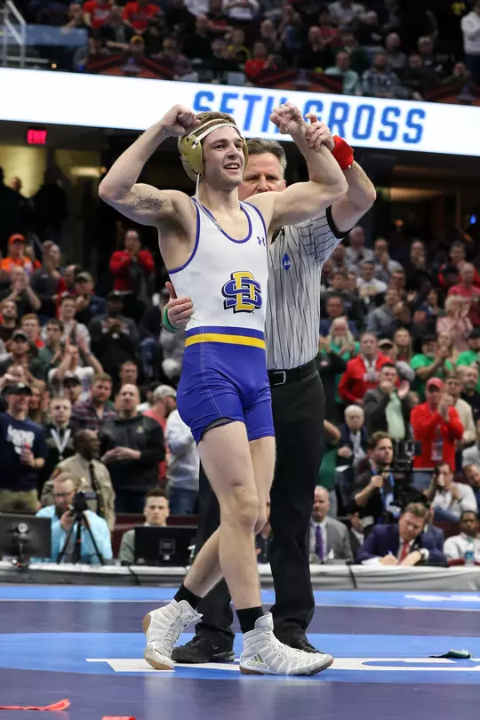 Seth Gross, NCAA wrestling champion at South Dakota State