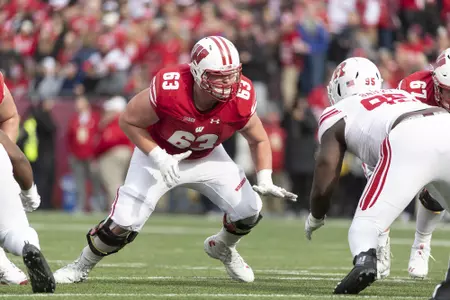 Michael Deiter, Wisconsin football vs. Rutgers 2018
