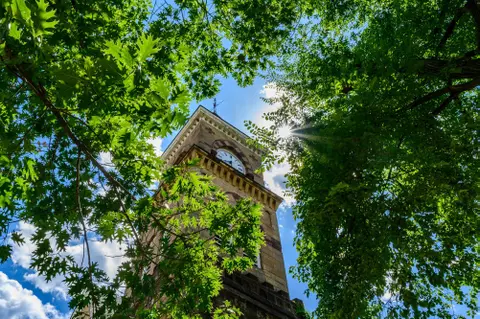 Music Hall is pictured at the University of Wisconsin-Madison on June 12, 2020. The building is one of the homes to the College of Letters and Science. (Photo by Bryce Richter / UW-Madison)