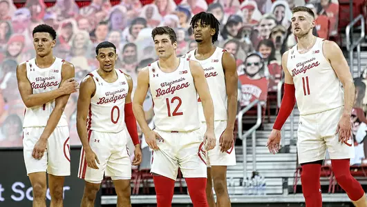 Badgers during a game against Indiana
