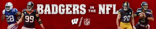 Badgers in the NFL header