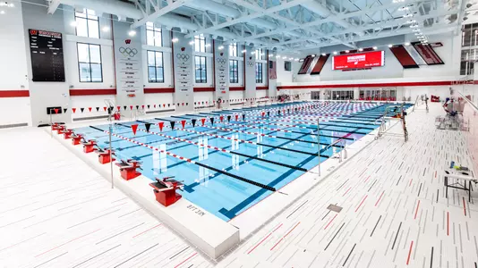 Soderholm Family Aquatic Center pool and diving well