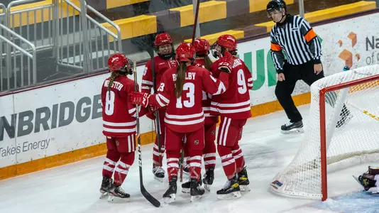 Badgers celebrate a shutout in Duluth