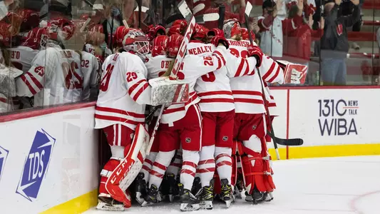 Wisconsin celebrates OT win against Ohio State