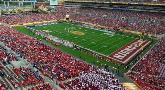 2015 Outback Bowl Wisconsin football at Raymond James Stadium in Tampa, Florida