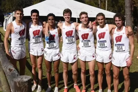 The men's cross country team after the NCAA Championships.
