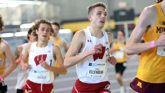 Rowen Ellenberg competes in the 3,000 meters at Iowa.