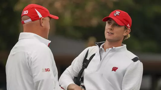 Sam Anderson with head coach Michael Burcin