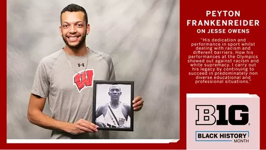 Peyton Frankenreider on his Black hero Jesse Owens - "His dedication and performance in sport whilst dealing with racism and different barriers. How his performances at the Olympics showed out against racism and white supremacy. I carry out his legacy by continuing to success in predominantly non diverse educational and professional situations."