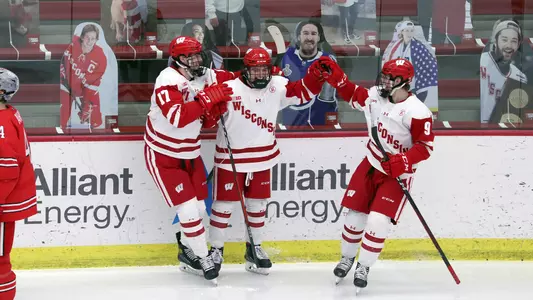 Cole Caufield, Ty Pelton-Byce, Linus Weissbach