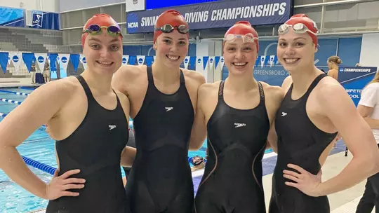 800 Free Relay Women's Swimming - Lillie Hosack, Phoebe Bacon, Emily Ecker, Alana Palmer