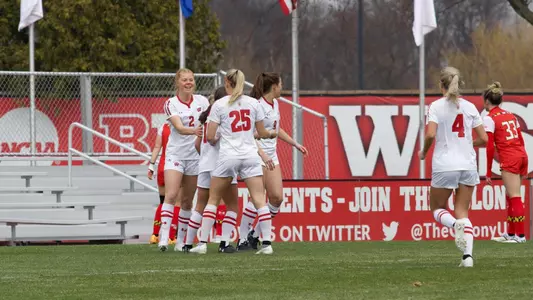 Emma J scores against Maryland on Thursday, March 25