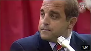 Screenshot of youtube video Camp Randall 100: Barry Alvarez