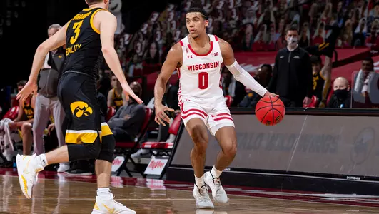 D'Mitrik Trice during a game vs. Iowa