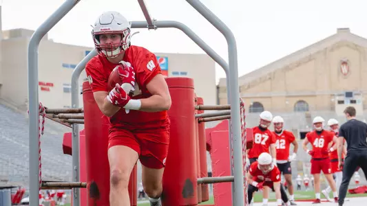Jake Ferguson - spring practice 2021
