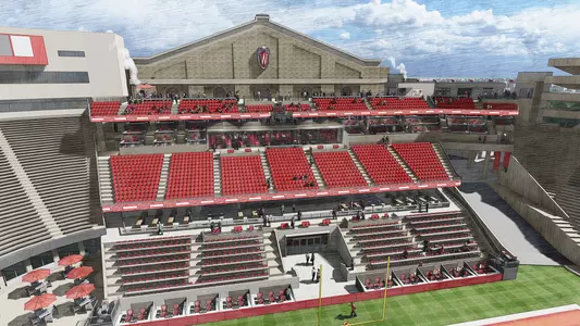 Rendering illustration of Camp Randall Stadium South End Zone renovation