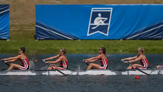 Varsity four at NCAA rowing - May 28, 2021