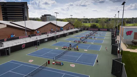 Nielsen Tennis Stadium hosts the 2021 Big Ten Women's Tennis Tournament
