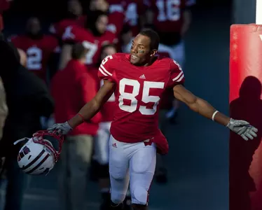 Wisconsin Badgers senior wide receiver David Gilreath (85) takes the field during senior day prior to an NCAA college football game against the Northwestern Wildcats on November 27, 2010 at Camp Randall Stadium in Madison, Wisconsin. The Badgers won 70-23. (Photo by David Stluka)
