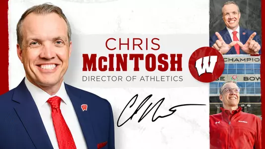 Chris McIntosh, Wisconsin director of athletics, announced on June 2, 2021