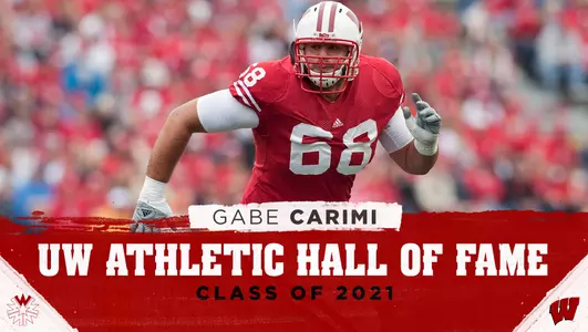 Gabe Carimi, Wisconsin football, 2021 UW Athletic Hall of Fame inductee