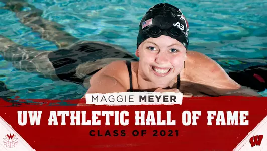 Maggie Meyer, Wisconsin swimming & diving, 2021 UW Athletic Hall of Fame inductee