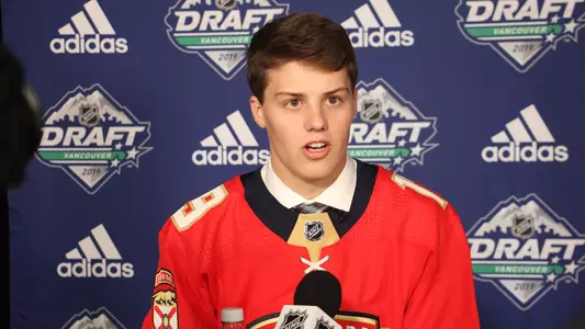 Owen Lindmark at 2019 NHL Draft