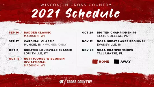 2021 XC Schedule graphic